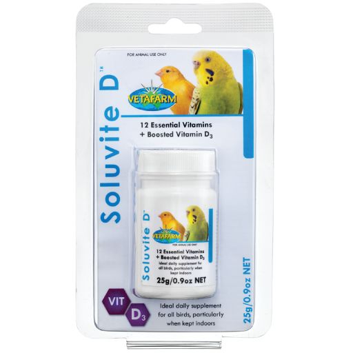 Vetafarm Soluvite D Essential Bird Vitamin Supplement With Vitamin D3