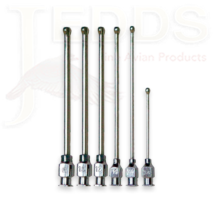 Vetafarm Stainless Steel Crop Needles for Hand Raising Birds