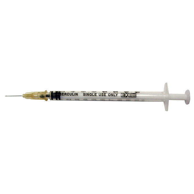 Monoject 1mL Tuberculin Syringe with 27G Detachable Precision Needle