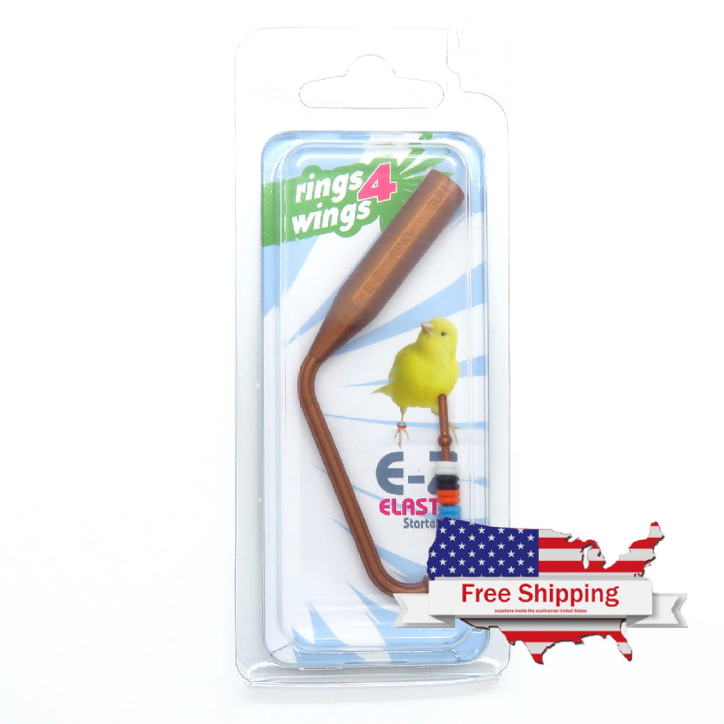 Smisdom E-Z Elastic Bird Leg Identification Rings Starter Kit