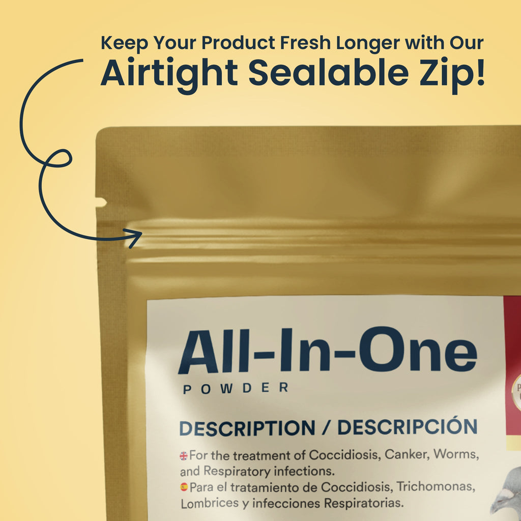 GenerX All-In-One Bird Powder for Canker Respiratory Coccidiosis and Worms