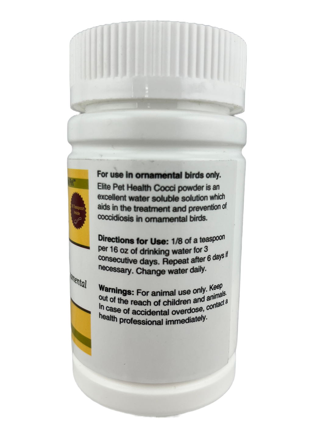 Elite Pet Health Cocci Powder Bird Coccidiosis Treatment 50g