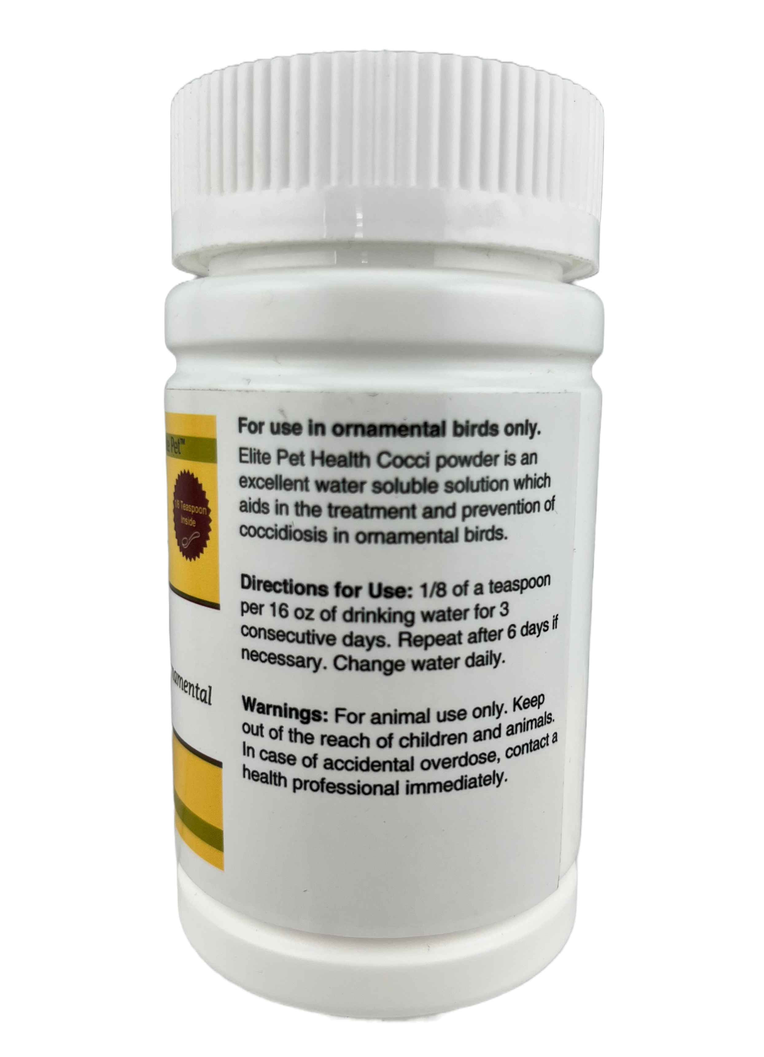 Elite Pet Health Cocci Powder Bird Coccidiosis Treatment 50g