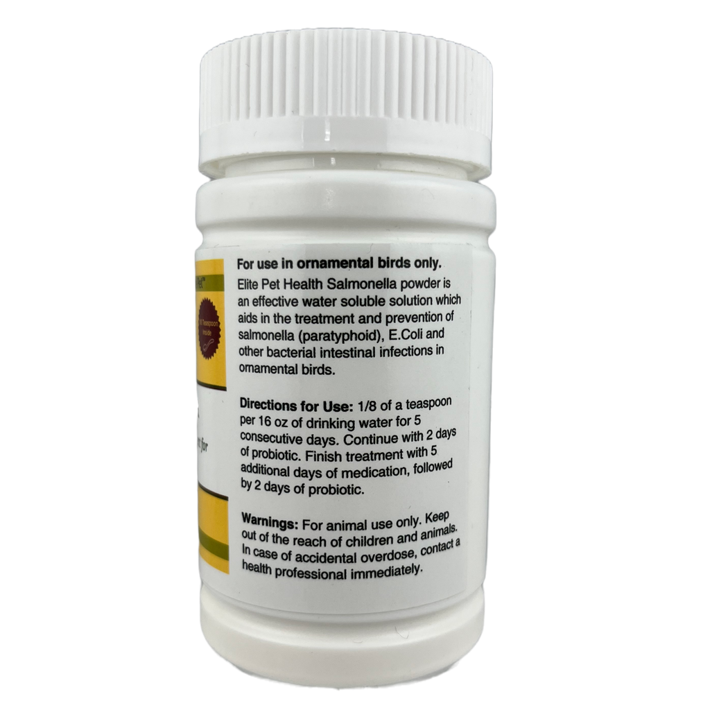 Elite Pet Health Salmonella Powder for Pigeons and Aviary Birds