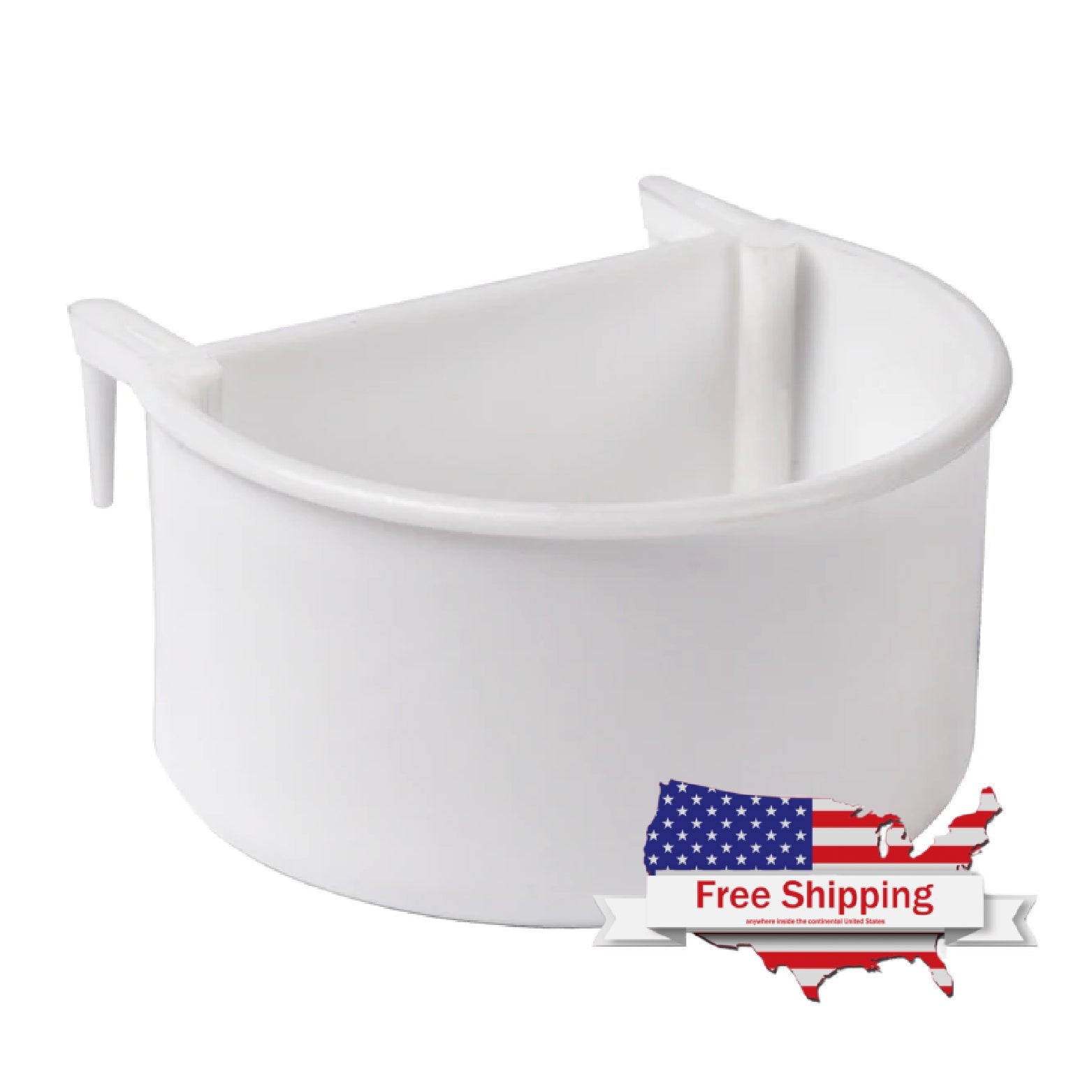 Smisdom Plastics Oval Bird Cage Feed and Water Cup