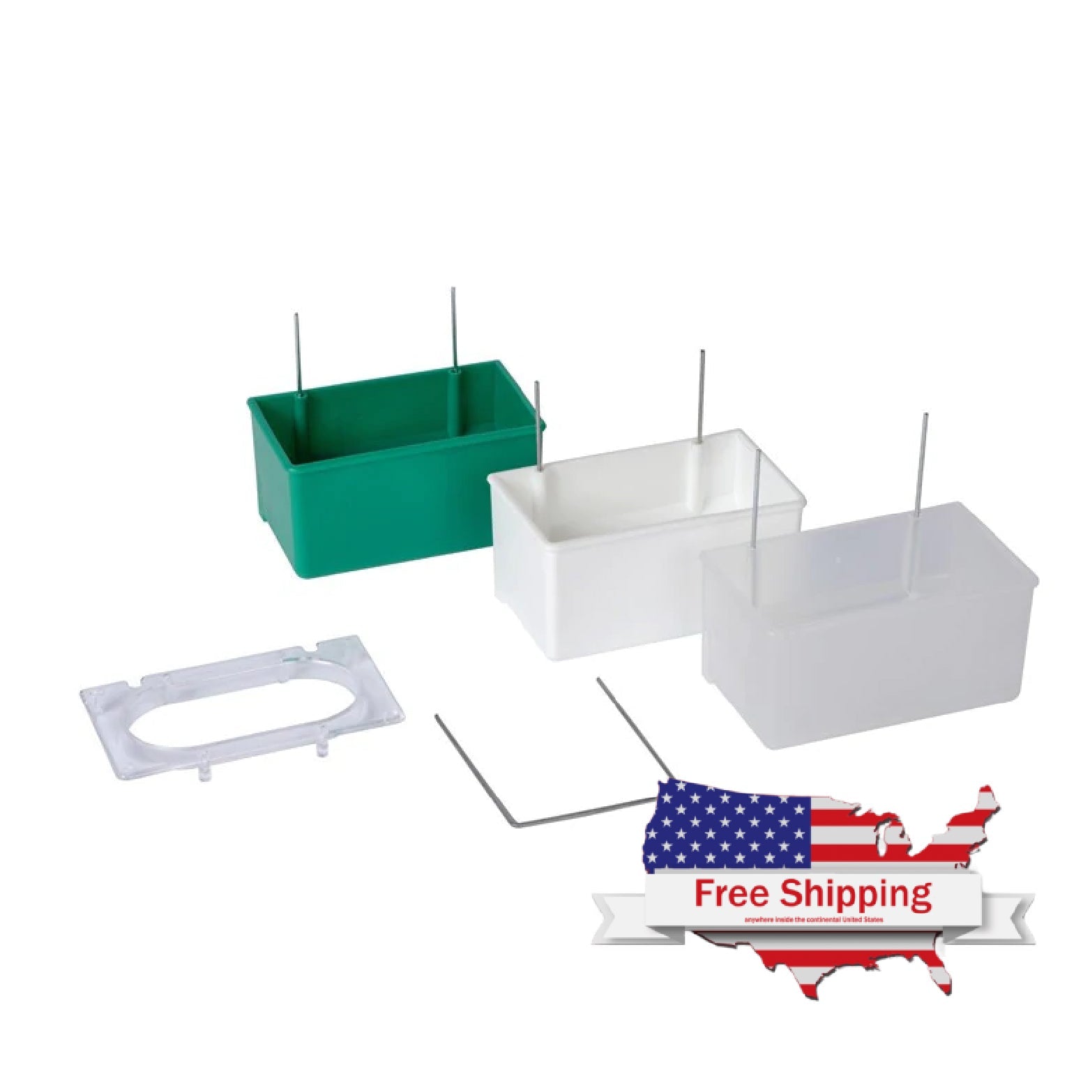 Smisdom Plastics Anti-Spill Nest Box Cup for Pigeon Breeding Lofts