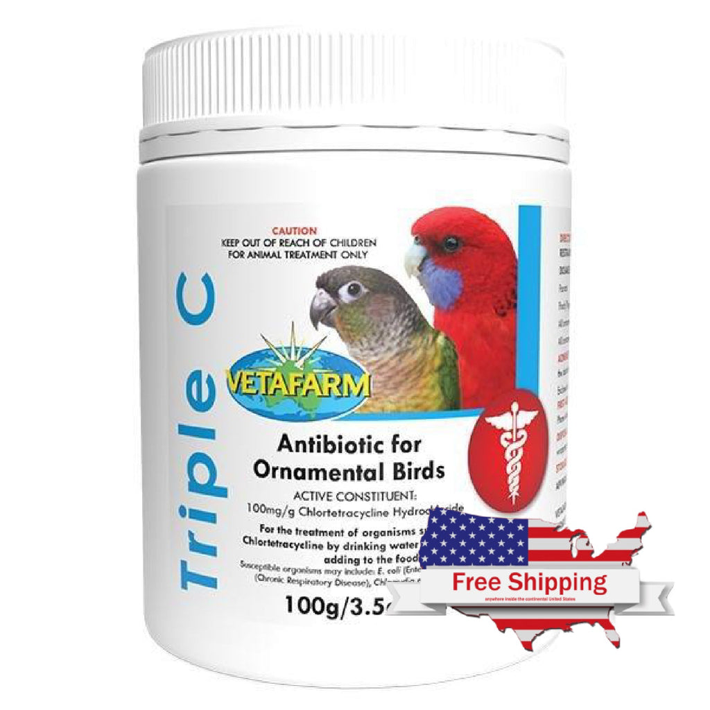 Vetafarm Triple C Broad Spectrum Antibiotic for Ornamental Birds