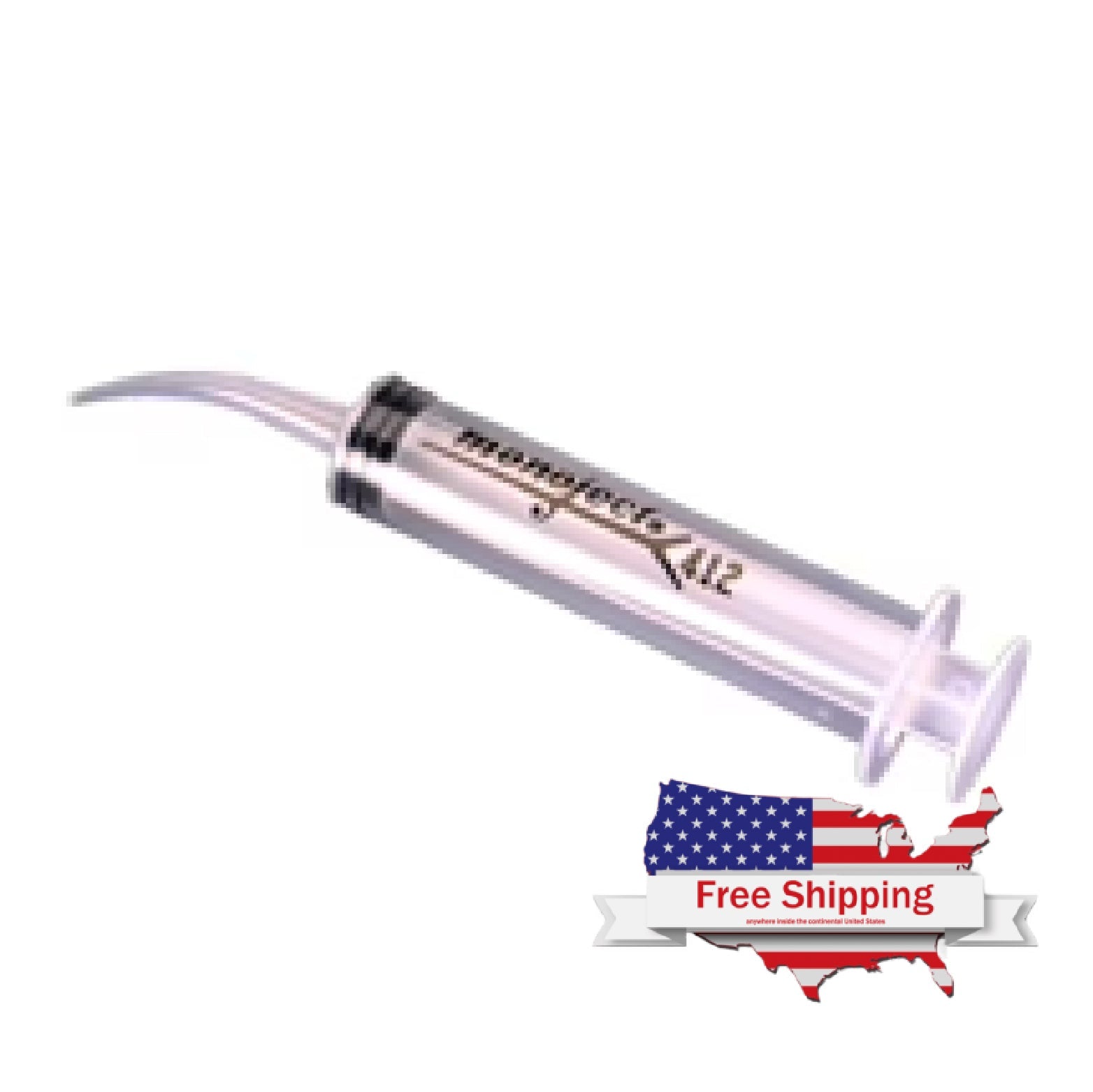 Kendall Monoject 12cc Curved Tip Syringe for Pet Feeding