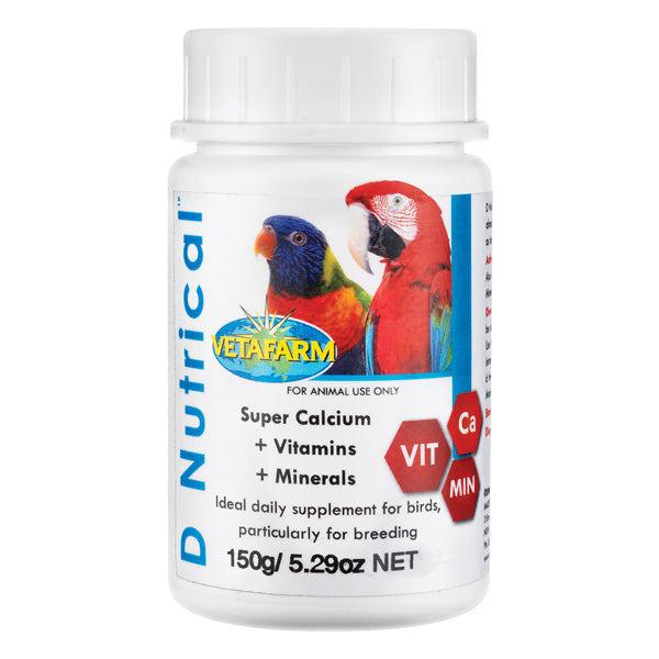 Vetafarm D'Nutrical Triple Calcium Supplement for Breeding Birds