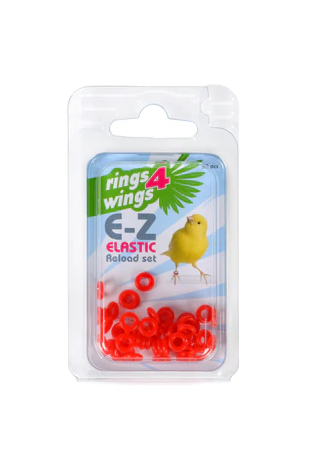 Smisdom E-Z Elastic Bird Leg Identification Rings Starter Kit