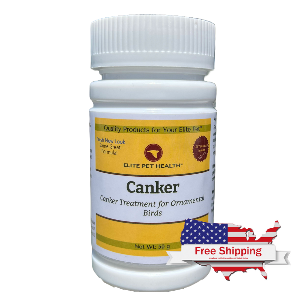 Elite Pet Health Canker Powder Bird Trichomoniasis and Giardia Treatment