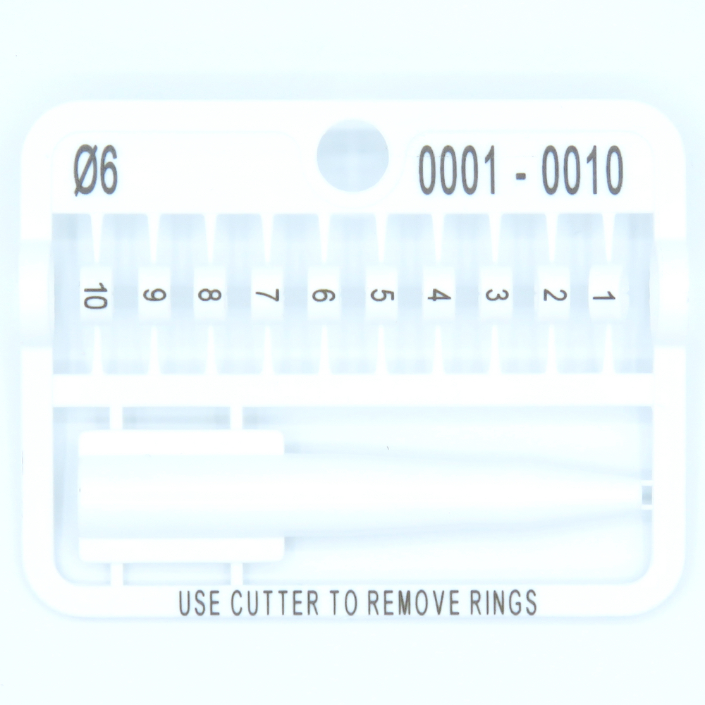 Smisdom E-Z Numbered Split Bird Leg Bands for Canaries