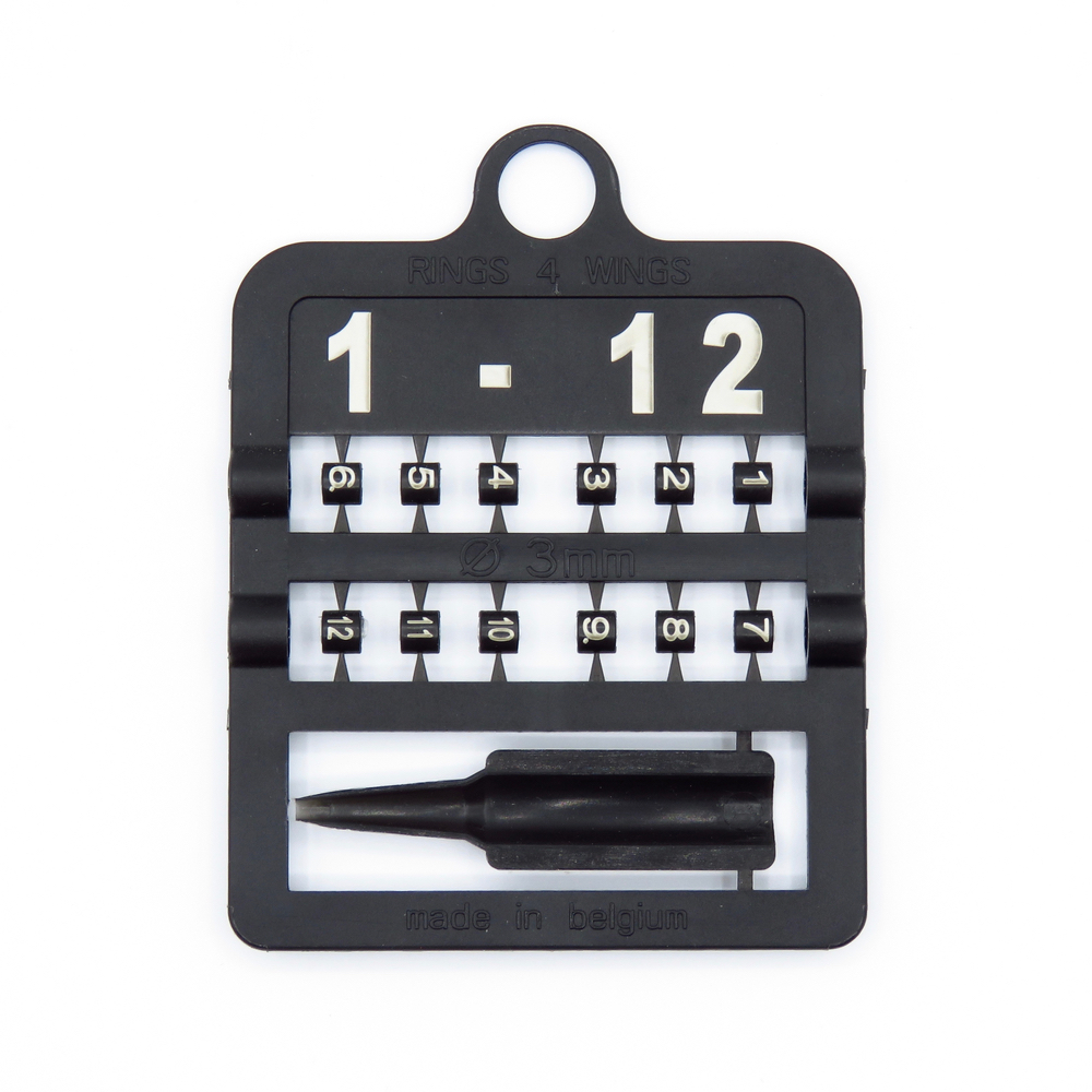 Smisdom E-Z Numbered Split Bird Leg Bands for Canaries