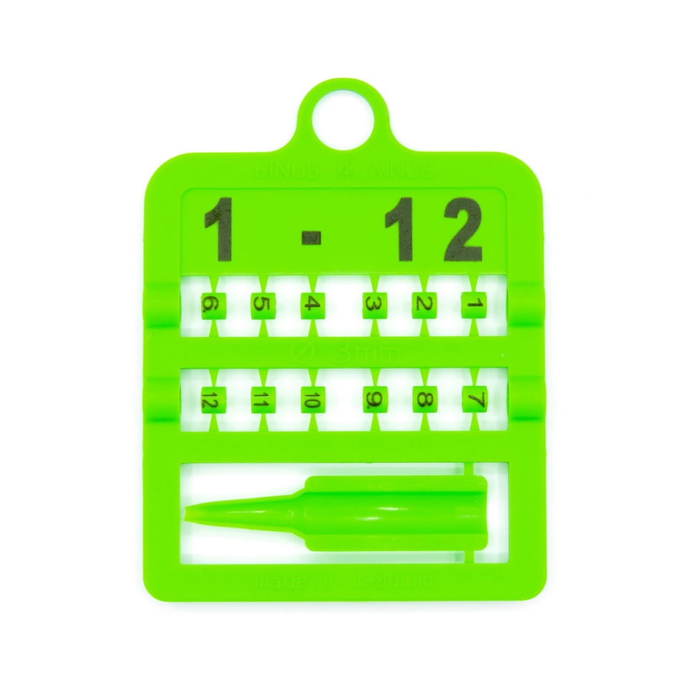 Smisdom E-Z Numbered Split Bird Leg Bands for Canaries