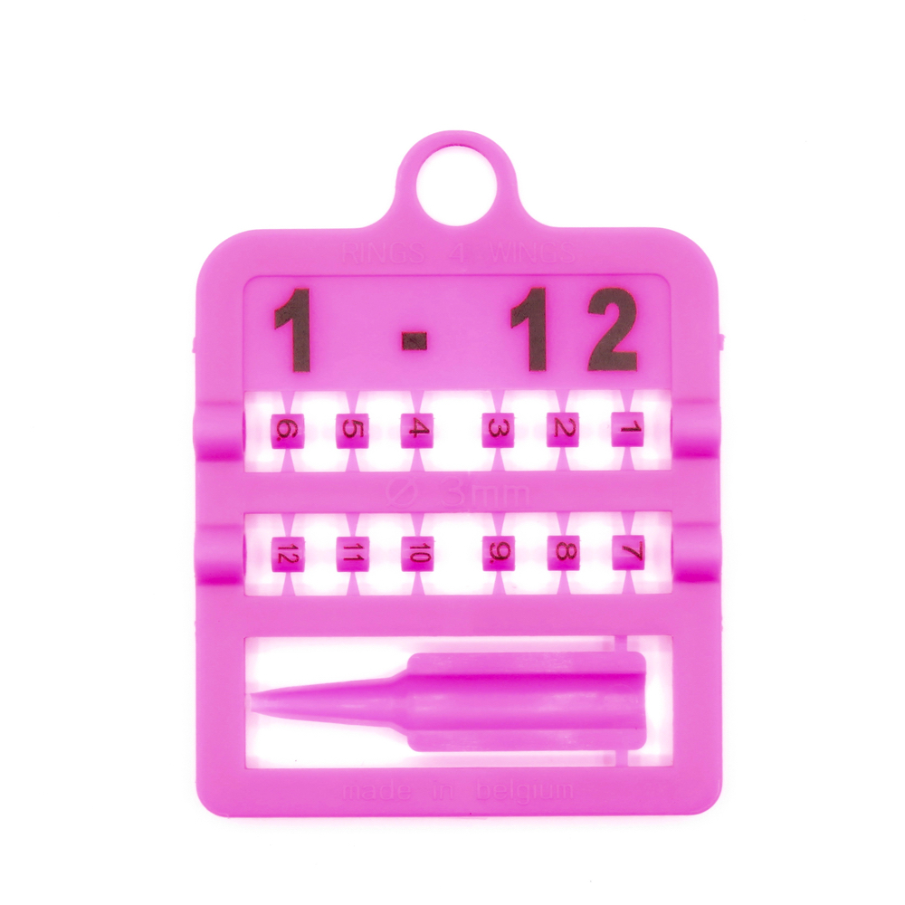 Smisdom E-Z Numbered Split Bird Leg Bands for Canaries