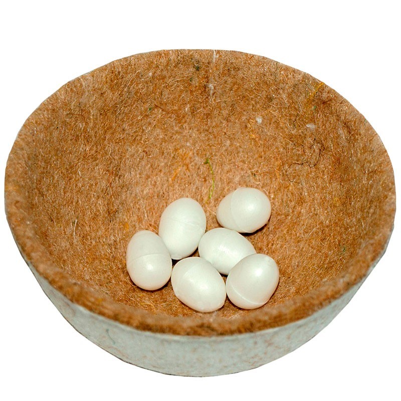 Natural Jute Nest Pad for Canary and Finch Breeding Cages