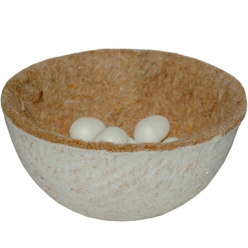Natural Jute Nest Pad for Canary and Finch Breeding Cages