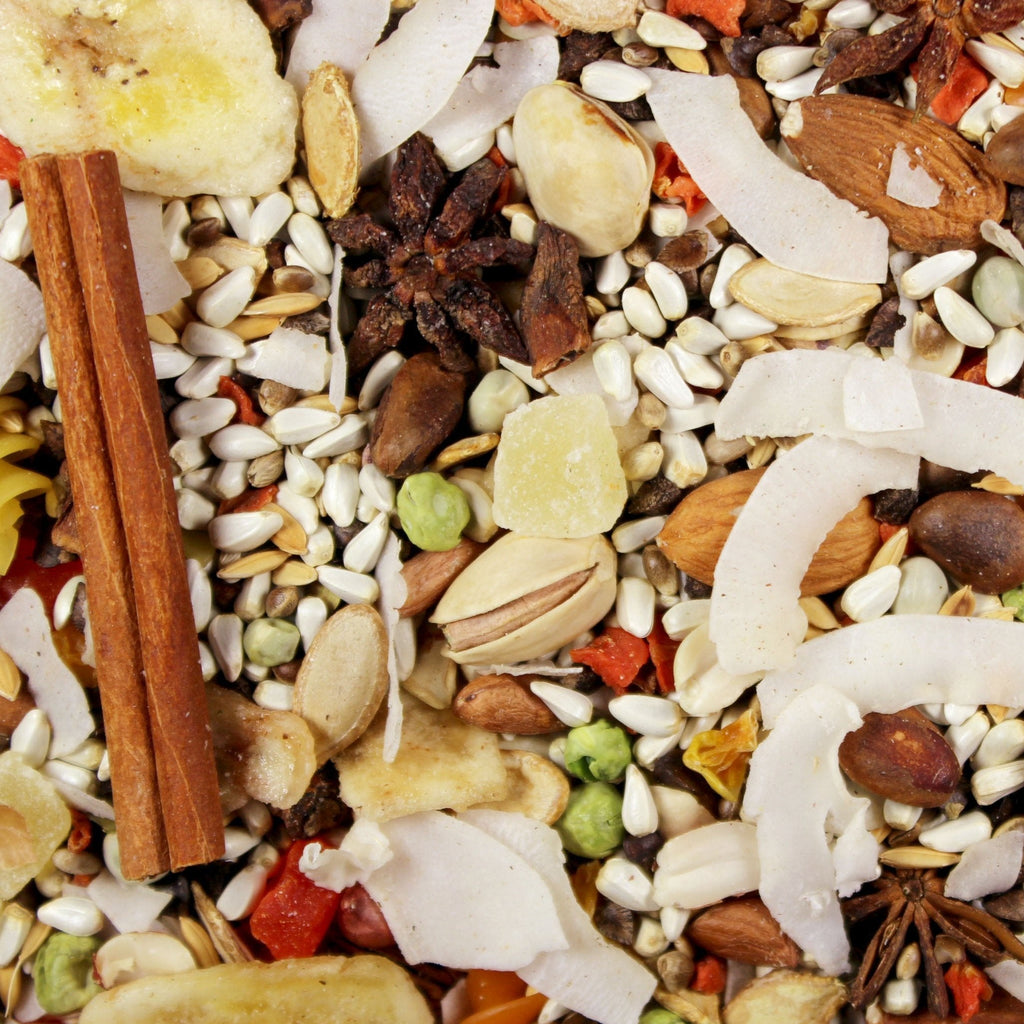 Premium Leach Grain Large Hookbill Cuisine Parrot Food for Macaws