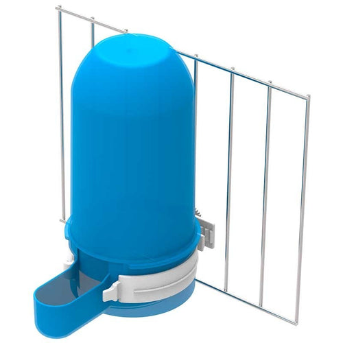 Copele Blue 600ml Pigeon Water Feeder and Bird Food Drinker