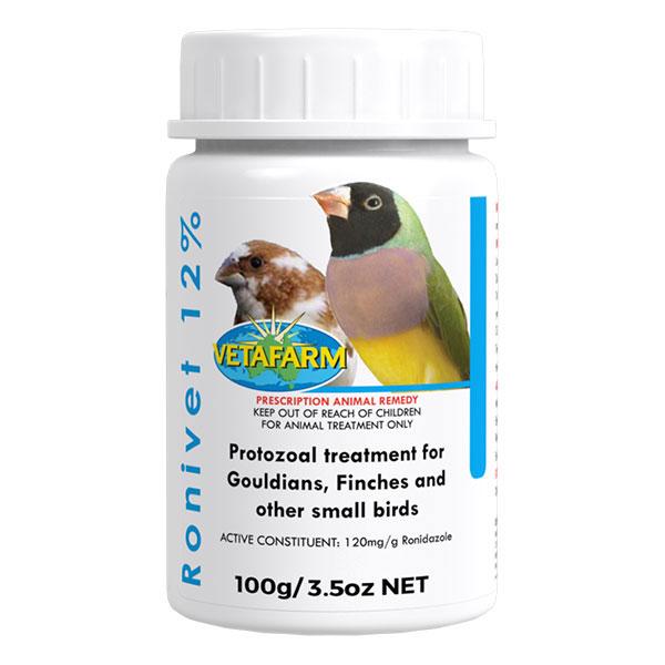 Vetafarm Ronivet 12% Bird Canker and Protozoa Water Treatment