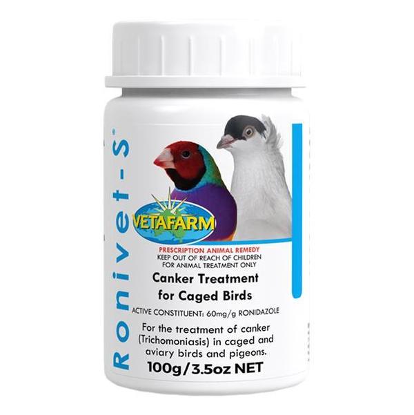 Vetafarm Ronivet-S Canker Treatment for Caged Birds and Pigeons
