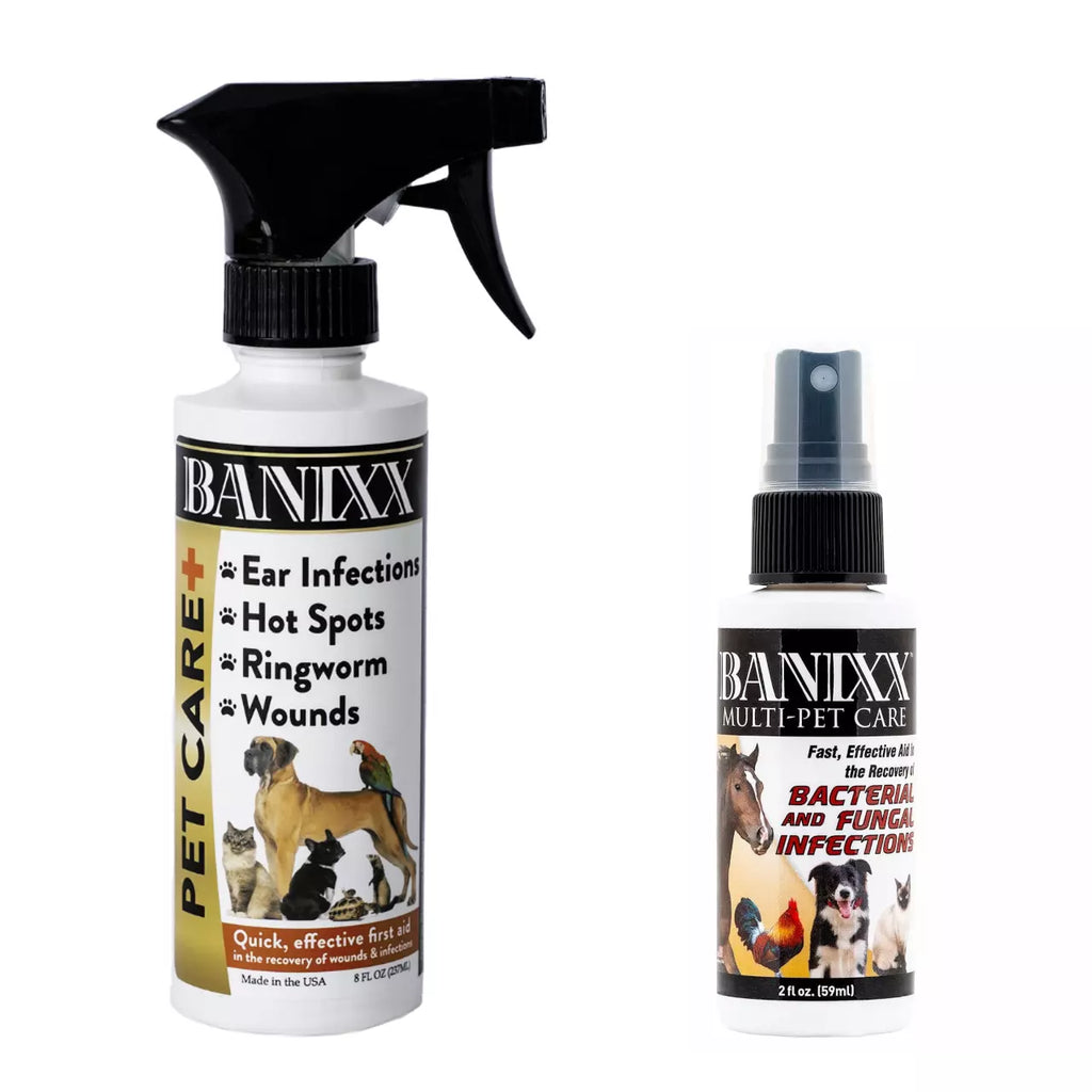 Banixx Anti-Bacterial and Anti-Fungal Wound Spray for All Pets