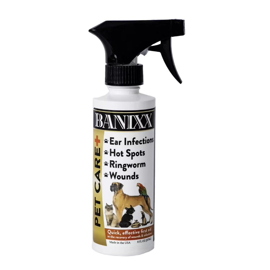 Banixx Anti-Bacterial and Anti-Fungal Wound Spray for All Pets