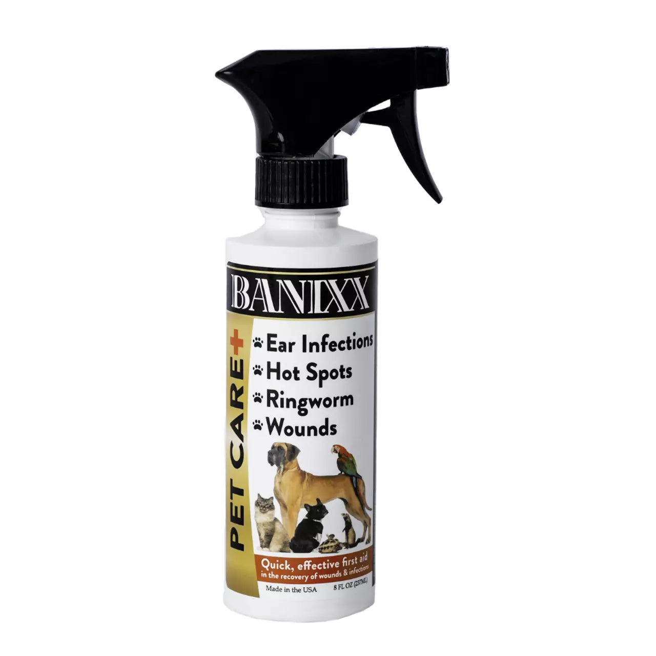Banixx Anti-Bacterial and Anti-Fungal Wound Spray for All Pets