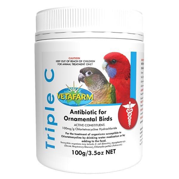 Vetafarm Triple C Broad Spectrum Antibiotic for Ornamental Birds