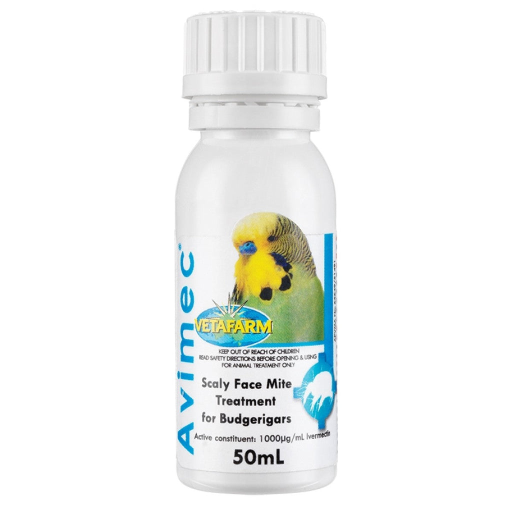 Vetafarm Avimec Scaly Face Mite Topical Treatment for Budgerigars